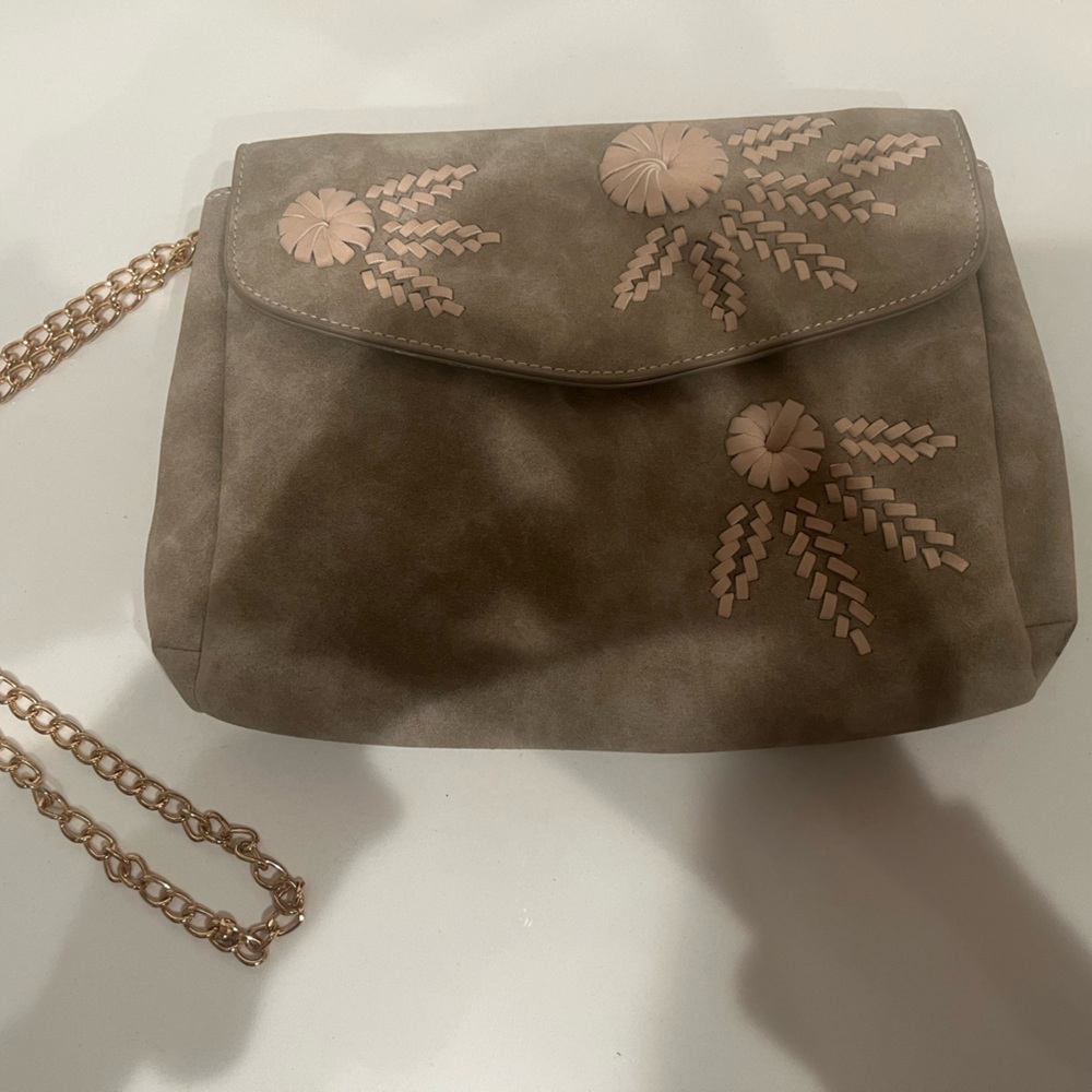 Urban Expressions Crossbody Sueded Vegan Leather Bag